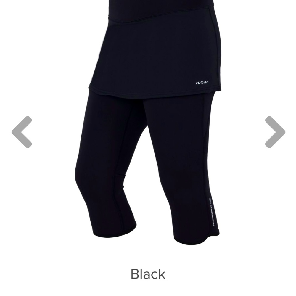 NRS LEGGING SKIRT. Great for water activities. Size med. Back zippered pocket